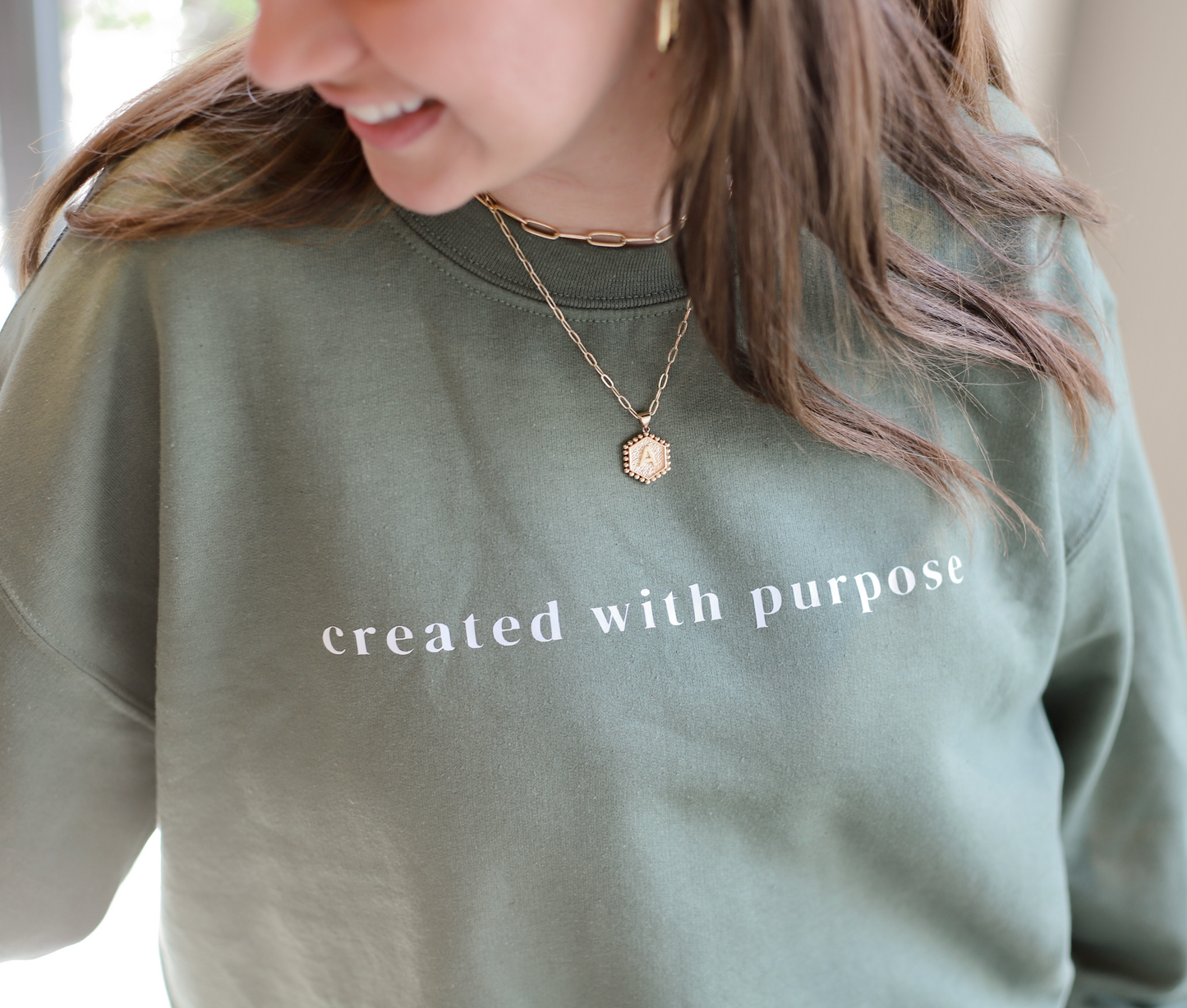 Created With Purpose Crewneck Sweatshirt