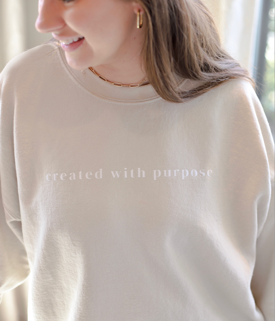 Created With Purpose Crewneck Sweatshirt