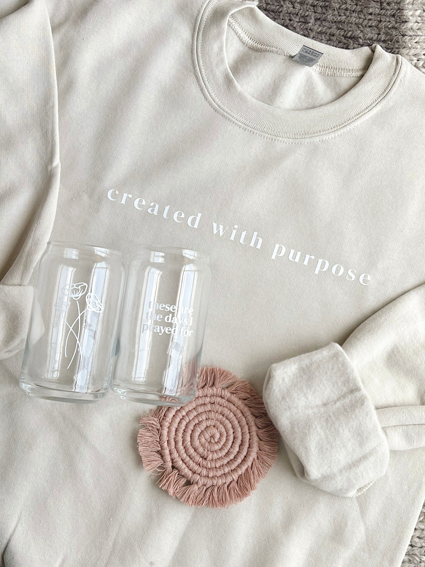 Created With Purpose Crewneck Sweatshirt