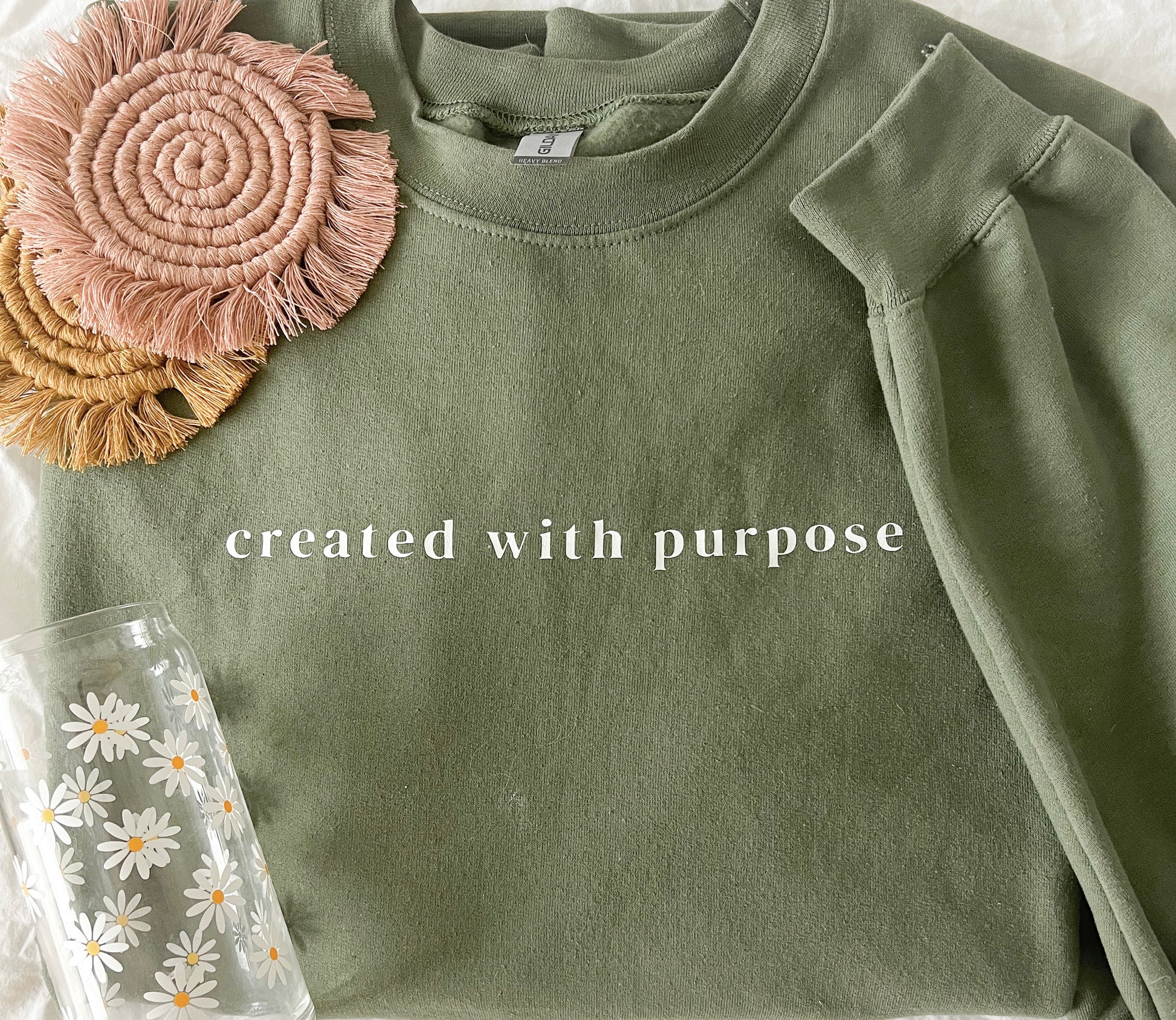 Affirmation-Inspired Women's Christian Crewneck